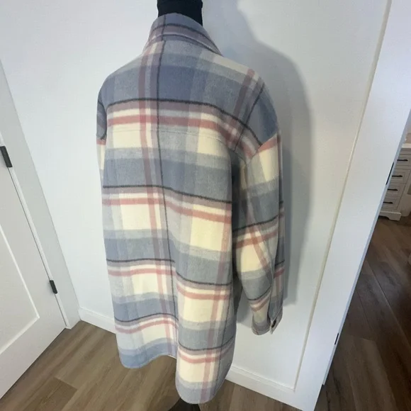 Rails Plaid Utility Jacket in Blue and Pink - Picture 9 of 12